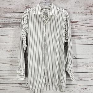 Robert Talbott Estate Men's Limited Edition Striped Dress Shirt Size 16